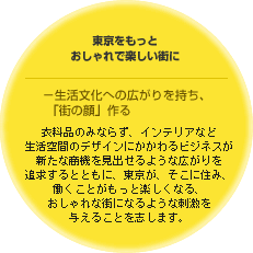 東京をもっとおしゃれで楽しい街に