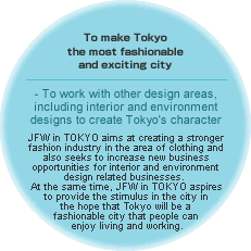 To make Tokyo the most fashionable and exciting city