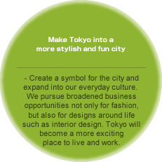 Make Tokyo into a more stylish and fun city