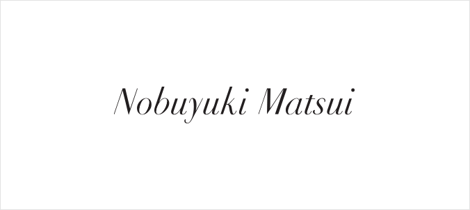 Nobuyuki Matsui Spring Summer Collection 2020