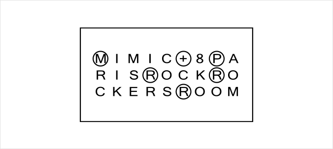 mimic/+8 PARIS ROCK 2014-15 Autumn & Winter Collection 『ROCKERS ROOM』